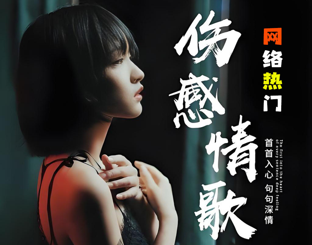 网络热门伤感情歌180首，述说不眠夜里的孤单心事[无损]