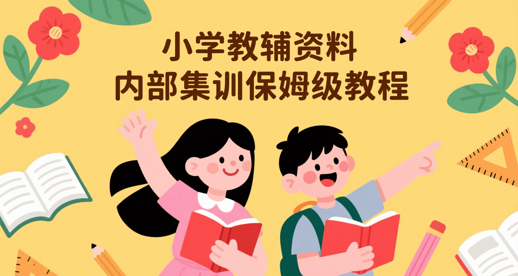 小学教辅资料，内部集训保姆级教程。私域一单收益29-129（教程+资料）