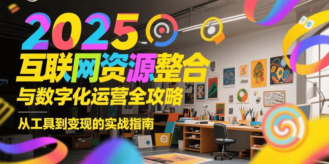 2025 互联网资源整合与数字化运营全攻略:从工具到变现的实战指南