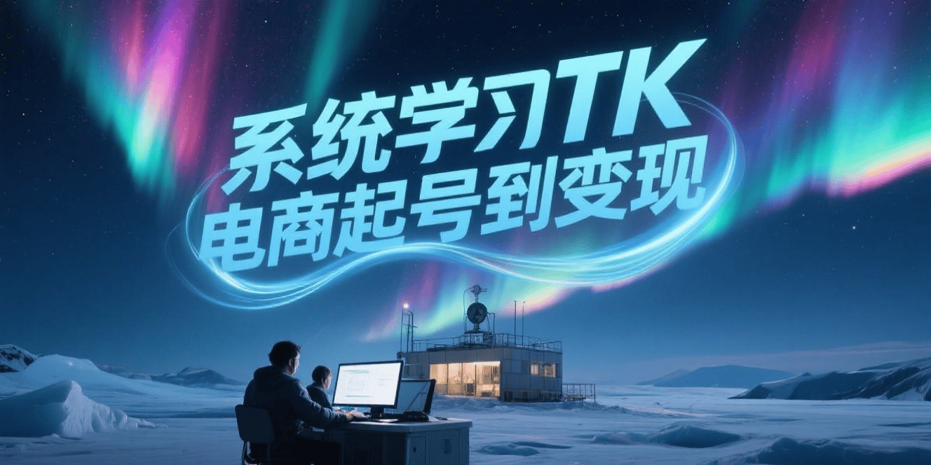 2025TK 电商从起号到变现系统课：账号注册 + 数字人制作 + 流量运营全流程