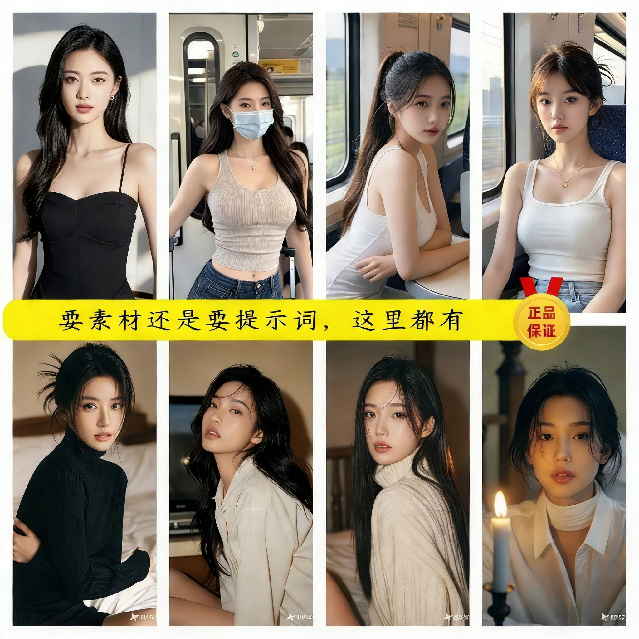 AI美女提示词+写真+AI舞蹈跳舞动作关键词+民族美女素材